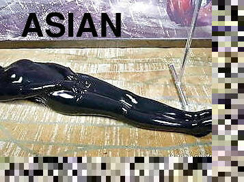 asiatisk, orgasme, amatør, tenåring, japansk, bdsm, slave, søt, fetisj, latex