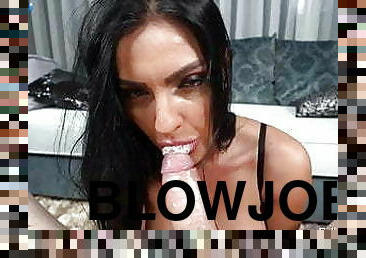 store-pupper, blowjob, cumshot, tenåring, svelging, pov, cum, pupper, nærbilde, rumpehull