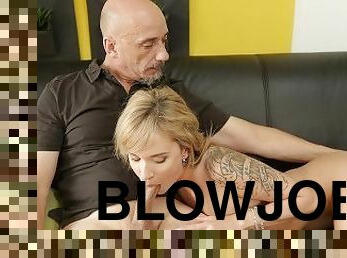 DADDY4K. Belle attirée dans des relations sexuelles inattendues avec le beau père de son petit ami