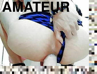 masturbation, orgasme, transsexuelle, maigre, amateur, anal, énorme-bite, jouet, jeune-18, ejaculation