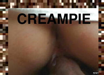 a morning creampie after the shower with stepdaughter