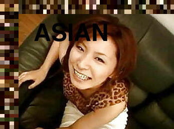 asiatique, mature, fellation, ejaculation-sur-le-corps, japonais, point-de-vue, ejaculation, pute, gode