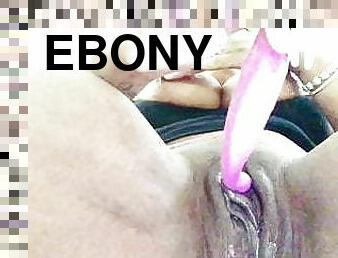 ebony milf has orgasm contractions at 1.11