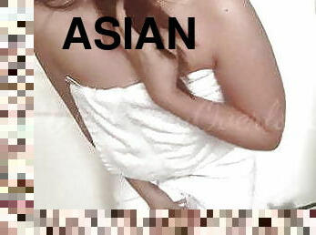 asia, mandi, mastubasi, orgasme, vagina-pussy, sayang, remaja, pijat, permainan-jari, akademi