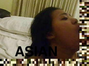 asiatisk, rumpe, doggy, blowjob, hardcore, hjemmelaget, cum, melk