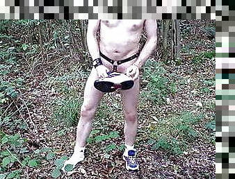 masturbation, en-plein-air, public, amateur, gay, branlette, française, ejaculation, forêt