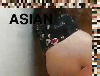 asiatisk, fitta-pussy, fru, mogen, kåt, tight