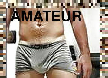 papa, poilue, amateur, gay, maison, massage, webcam, pappounet, musclé, séance-dentraînement