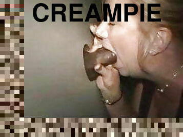 gloryhole creampie