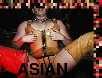asiatique, fisting, masturbation, jouet, gay, couple, musclé