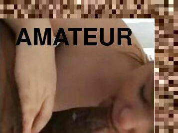 amateur, fellation, énorme-bite, ados, casting, belle-femme-ronde, joufflue, blanc, bite