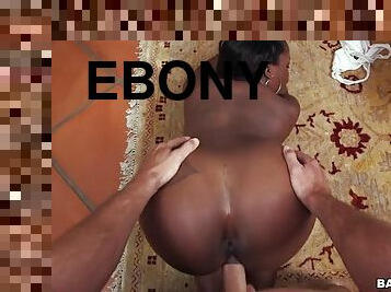 Big ass ebony teen harmonie marquise taking thick white dong