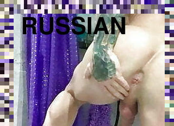 papa, masturbation, russe, amateur, énorme-bite, gay, pappounet, musclé