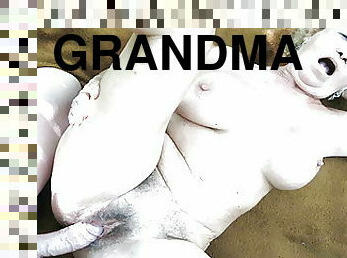 isoäiti, karvainen, vanha, ulkotiloissa, julkinen, kypsä, isoäiti-granny, kova-seksi, saksalainen, pov