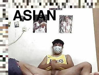 asiatisk, onani, stor-pikk, homofil, handjob, kåt, webkamera, twink