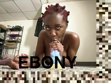 blowjob, ebony, deepthroat, pikk