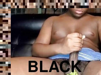 énorme, masturbation, amateur, ejaculation-sur-le-corps, ébène, énorme-bite, ados, gay, black, joufflue