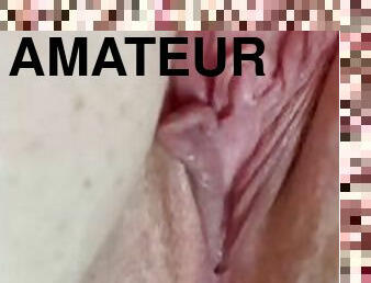 masturbation, chatte-pussy, amateur, belle-femme-ronde, solo, humide