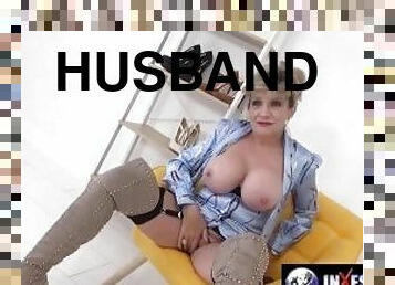 INXESSE RADICAL LADY SONIA THE CUCKHOLD HUSBAND IS HERE! BRITISH BLONDE BIG TITTED MILF