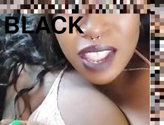 Black Bimbo is turned on