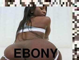 White cock banging for ebony Lexi Rose