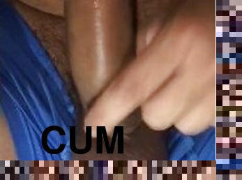 Dude cums full load in underwear