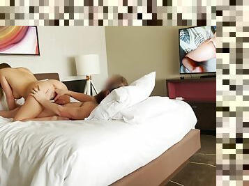 B/g Couple Fucks To Nfgirl Video In Hotel Room - Creampie Finish! (trailer)