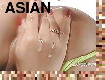 asiatisk, store-patter, udendørs, fisse-pussy, anal, kæmpestor-pik, hardcore, creampie, røv-booty, patter