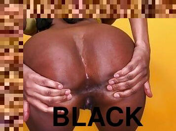 coño-pussy, negra-ebony, adolescente, negra, bragas, culazo, lengua