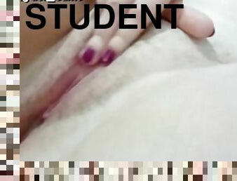 asiatisk, masturbation, fitta-pussy, student, brudar, samling, creampie, trekant, sprut, tight