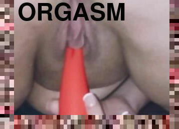 clitóris, masturbação, orgasmo, cona-pussy, esguincho, amador, lésbicas, adolescente, massagem, apertado