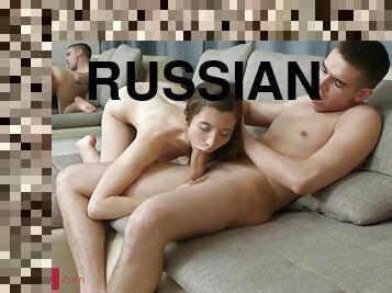 russo, magro, anal, pénis-grande, adolescente, duplo, morena, penetração