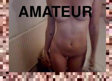 amateur, maison, petite, solo, petits-seins, taquinerie