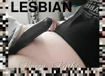 mastubasi, diikatkan-pada-tubuh, lesbian-lesbian, hitam, alat-mainan-seks, seorang-diri, penis