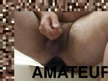 grande, monstro, amador, anal, gay, bochechuda, dildo, fetiche, sozinho, tatuagem