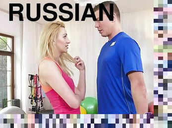 Russian Milf Deepthroats With Afina Kisser