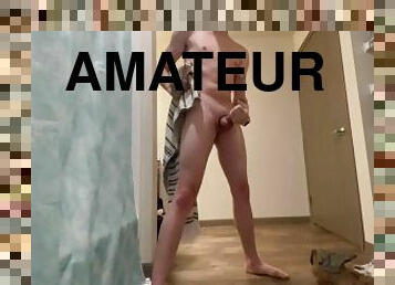amateur, anal, ejaculation-sur-le-corps, gay, maison, massive, solo