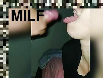 Curious Nymphet latina milf handjob blowjob black cock cum in mouth swallow cum