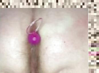 cul, grosse, masturbation, amateur, anal, jouet, belle-femme-ronde, joufflue, serrée, bout-a-bout