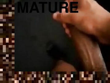 masturbation, amateur, mature, énorme-bite, solo, bite, taquinerie