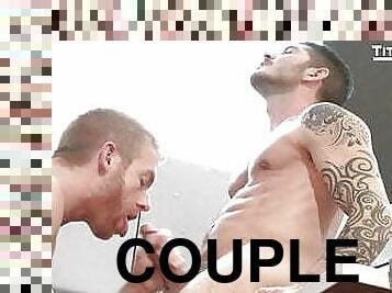 anal, gay, casal, musculado