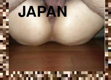 asiático, traseiros, teta-grande, orgasmo, esguincho, esposa, amador, babes, japonesa, casal