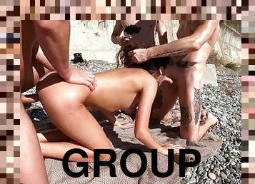 orgia, público, cona-pussy, amador, pénis-grande, penetração-de-braço, sexo-em-grupo, praia, duplo, jovem18