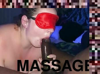Massage Daddy’s Big dick in my throat!