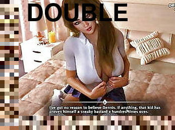 Double Homework - Big Tits Party Teen Gives Stranger Handjob - #1