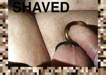 Look at shaved uncut cock 