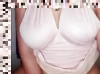 tetas grandes mira como me masturbo