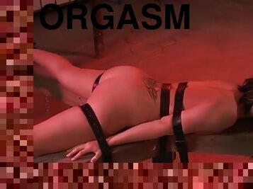 orgasme, leke, hardcore, bdsm, bound, fetisj, nydelig, kledd-sex, dominans, brunette