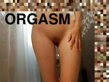 baignade, masturbation, orgasme, chatte-pussy, amateur, doigtage, horny, incroyable, douche, solo