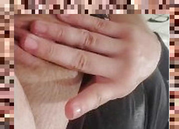 masturbation, public, amateur, belle-femme-ronde, fétiche, solo